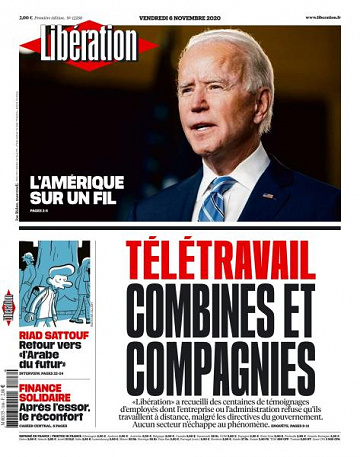 Libération du Vendredi 6 Novembre 2020