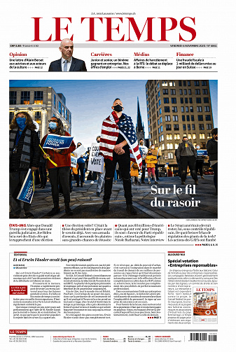 Le Temps - Vendredi 6 Novembre 2020
