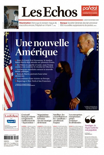 Les Echos du Lundi 9 Novembre 2020