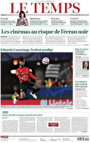 Le Temps - 10 Novembre 2020