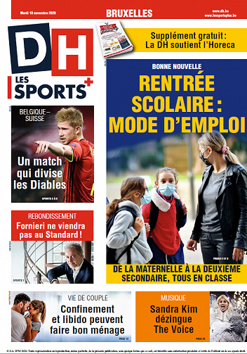 La Dernière Heure-Bruxelles - Mardi 10 Novembre 2020