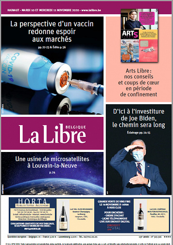 La Libre Belgique-Hainaut - Mardi 10 Novembre 2020