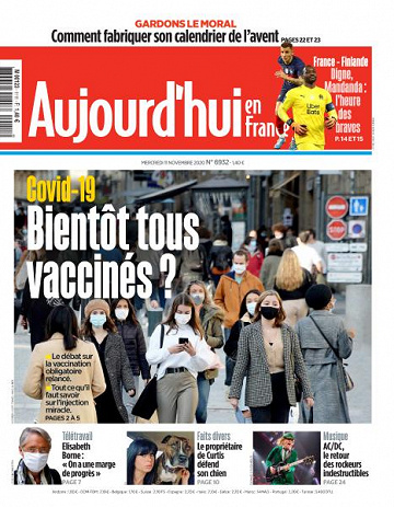 Aujourd’hui en France - 11 Novembre 2020