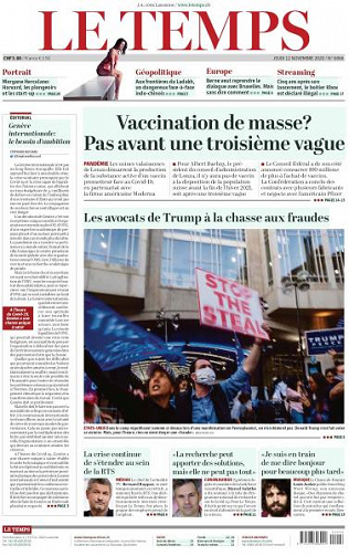 Le Temps - 12 Novembre 2020