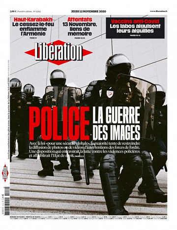 Libération du Jeudi 12 Novembre 2020