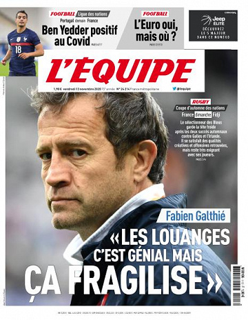 L’equipe du Vendredi 13 Novembre 2020