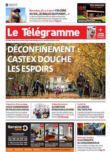 Le Télégramme Brest - Vendredi 13 Novembre 2020