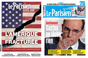 Pack Le Parisien + Le Parisien Week-End - Vendredi 13 Novembre 2020