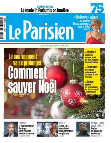 Le Parisien du Samedi 14 Novembre 2020