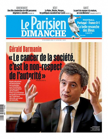 Le Parisien du Dimanche 15 Novembre 2020