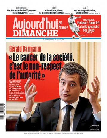 Aujourd’hui en France - 15 Novembre 2020