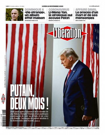Libération du Lundi 16 Novembre 2020