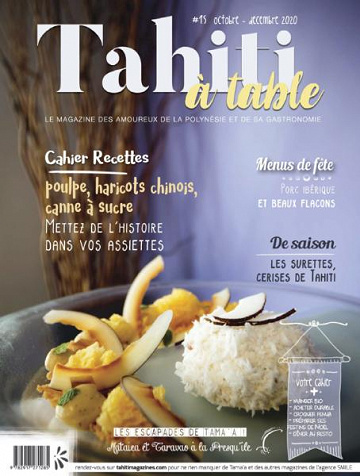 Tahiti à Table N°15 - Octobre-Décembre 2020