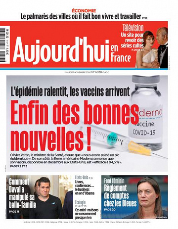 Aujourd’hui en France - 17 Novembre 2020