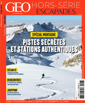 Geo Hors-Série Escapades N°28 - Novembre 2020