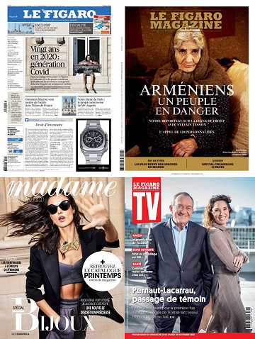 Pack Le Figaro et ses 3 suppléments - Vendredi 20 Novembre 2020