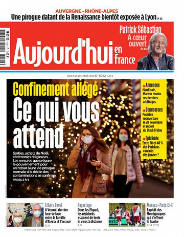 Aujourd’hui en France - 21 Novembre 2020