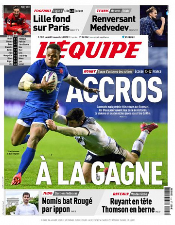 L’equipe du Lundi 23 Novembre 2020