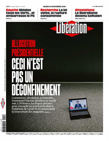 Libération du Mardi 24 Novembre 2020
