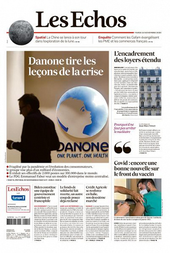 Les Echos du Mardi 24 Novembre 2020