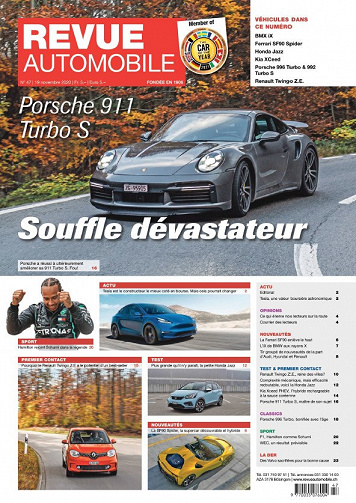Revue Automobile N°47 - 19 au 25 Novembre 2020