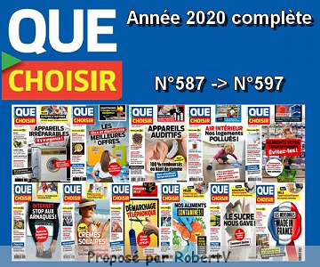 Que Choisir - Année 2020 complète