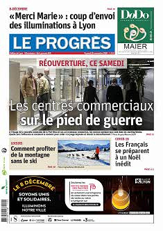 Le Progrès ( Édition Villeurbanne-Caluire ) Du Samedi 28 Novembre 2020