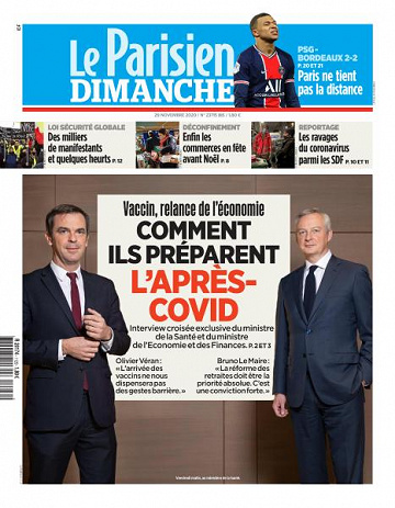Le Parisien du Dimanche 29 Novembre 2020