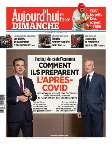 Aujourd’hui en France - 29 Novembre 2020