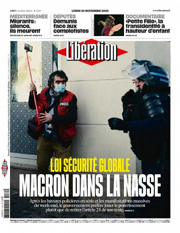 Libération du Lundi 30 Novembre 2020