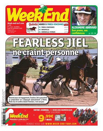 Week end du lundi 30 novembre 2020