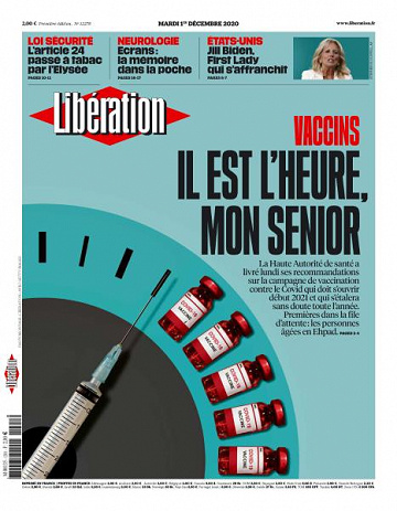 Libération du Mardi 1er Décembre 2020