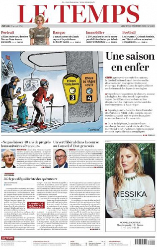 Le Temps du Mercredi 2 Décembre 2020