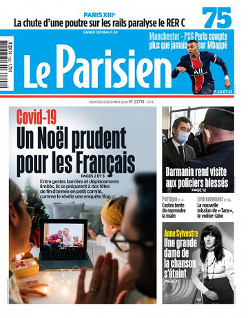 Le Parisien du Mercredi 2 Décembre 2020