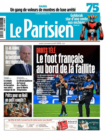 Le Parisien du Samedi 05 Décembre 2020