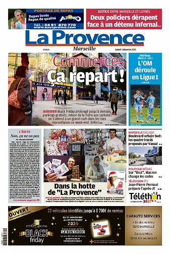 La Provence Marseille du samedi 05 décembre 2020