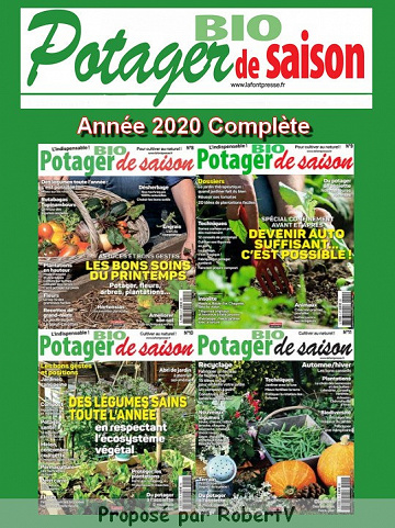 Potager Bio de Saison (L'indispensable) - Année 2020 complète