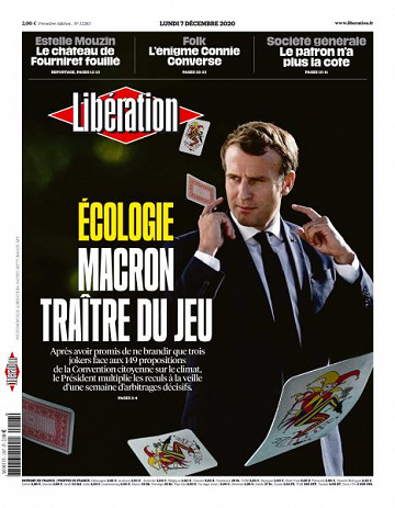 Libération du Lundi 7 Décembre 2020