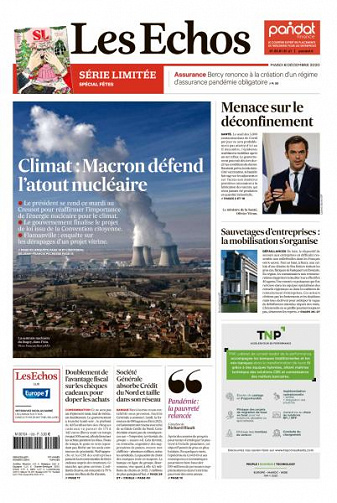 Les Echos du Mardi 8 Décembre 2020