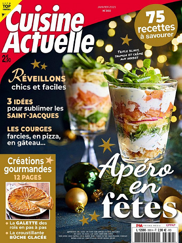 Cuisine Actuelle N°360 - Janvier 2021