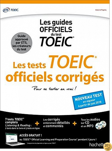Tests complets pour le TOEIC, avec 5 tests [AUDIO+PDF] [NOUVELLE RÉFORME] ETS GLOBAL 2018