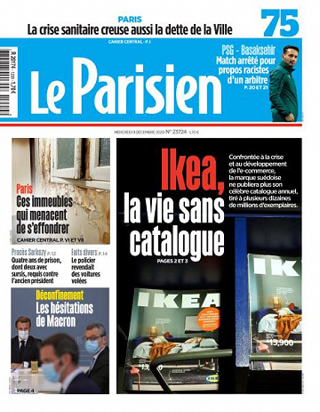 Le Parisien du Mercredi 9 Décembre 2020