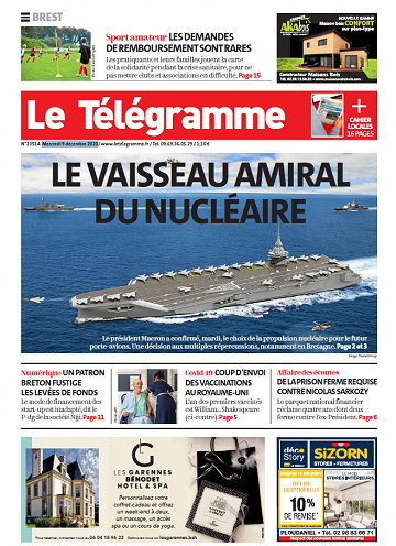 Le Télégramme Brest - Mercredi 9 décembre 2020