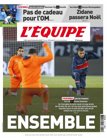 L’equipe du Jeudi 10 Décembre 2020