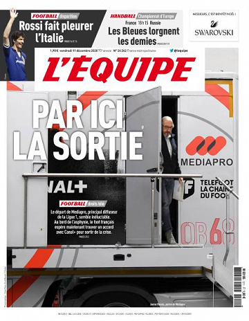 L’equipe du Vendredi 11 Décembre 2020