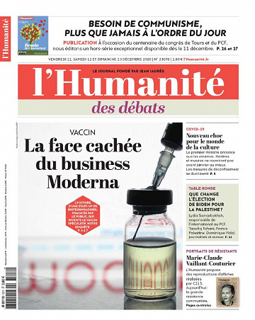 L'Humanité - Vendredi 11 - Dimanche 13 Décembre 2020