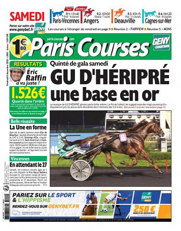 Paris Course du vendredi 11 décembre 2020