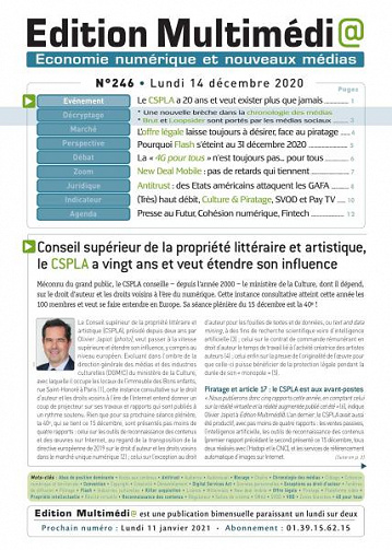 Édition Multimédia - 14 Décembre 2020