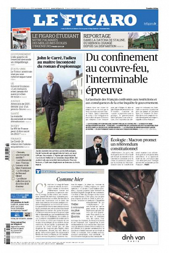 Le Figaro du Mardi 15 Décembre 2020