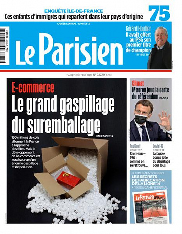 Le Parisien du Mardi 15 Décembre 2020